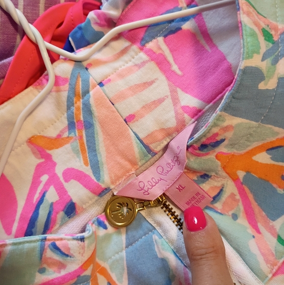 Lilly Pulitzer Multicolor Sailboat Popover No Fading Or Pilling XL - Picture 4 of 5